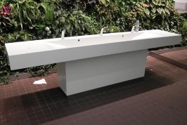 Troughs in Corian