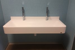 Troughs in Corian