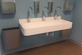 Troughs in Corian