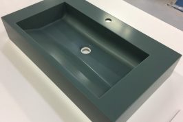 Wash Basin in Corian, Verdant