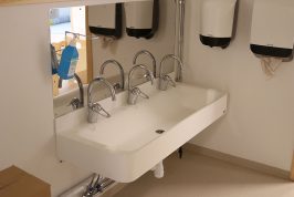 Troughs in Corian