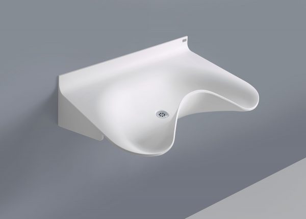 NOAS Surgery Sink OV860GW-00 in DuPont Corian are intended for use in hospitals, private clinics, dentists, veterinarians and laboratories